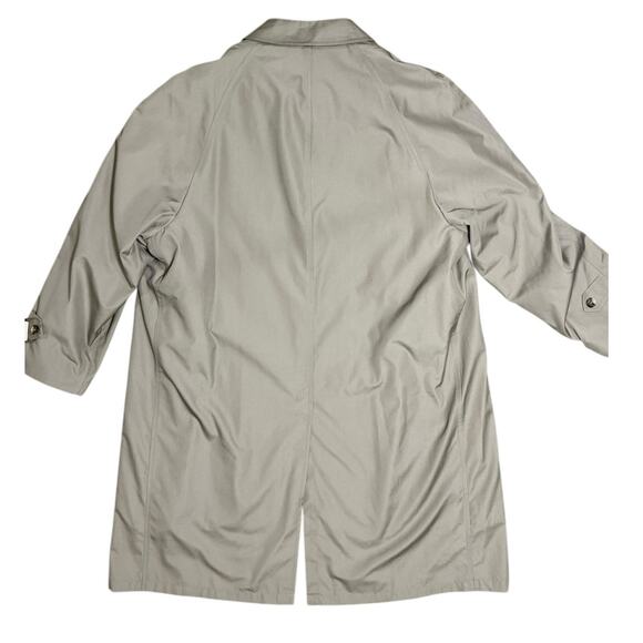 Christian Dior Le‎ Connaisseur Trench Coat Men 44R Beige Lined Quiet Luxury Wool - Picture 8 of 10